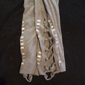 VS PINK Gray Yoga Leggings